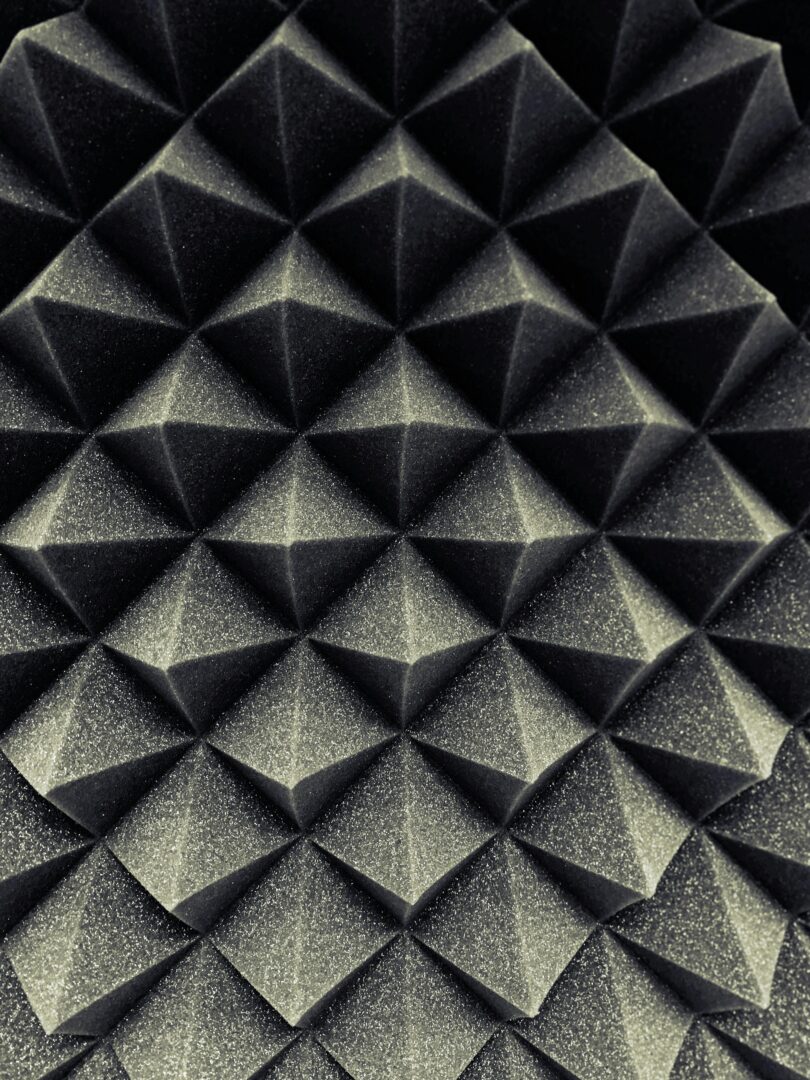 A picture of acoustic panels