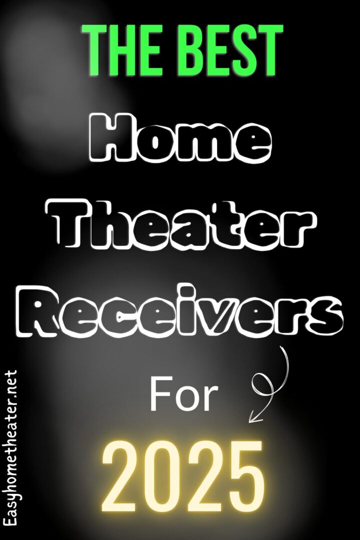 A picture of the words The Best Home Theater Receivers For 2025