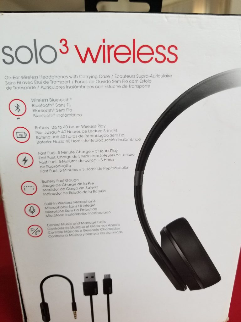 beats solo 3 wireless box