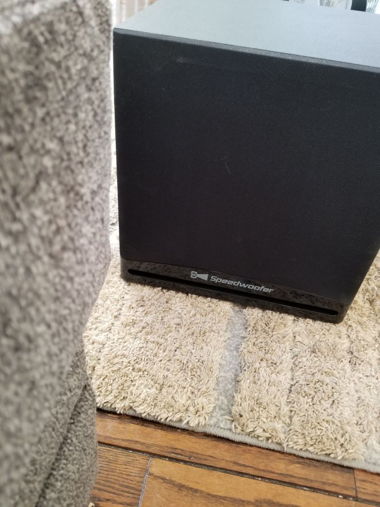 Another angle of a home theater system