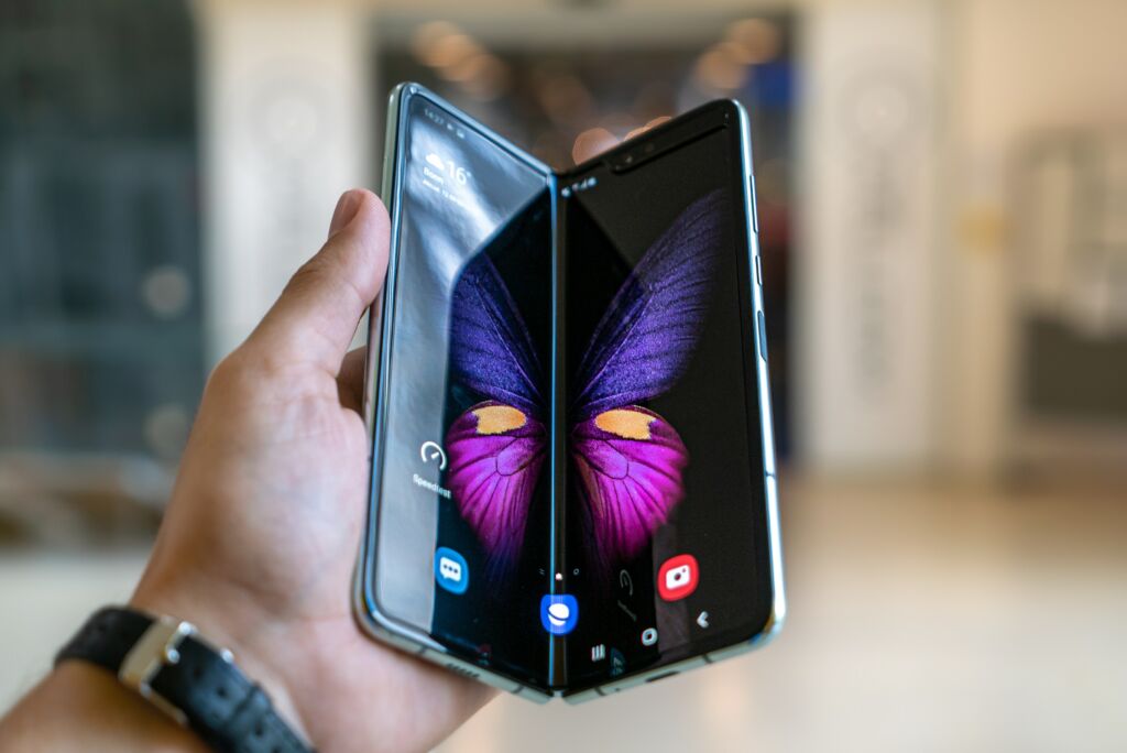 A picture of a foldable screen